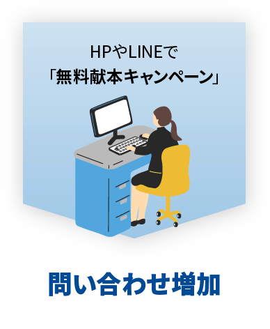 問い合わせ増加