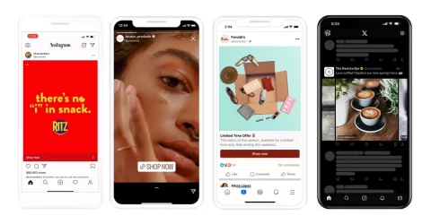 SNS広告（Instagram、Facebook、X）_デジタルマーケティングとは？初級者向けデジタルマーケティング集客大全～定義や12つの主要施策と始め方をご紹介～_ブランディングテクノロジー株式会社
