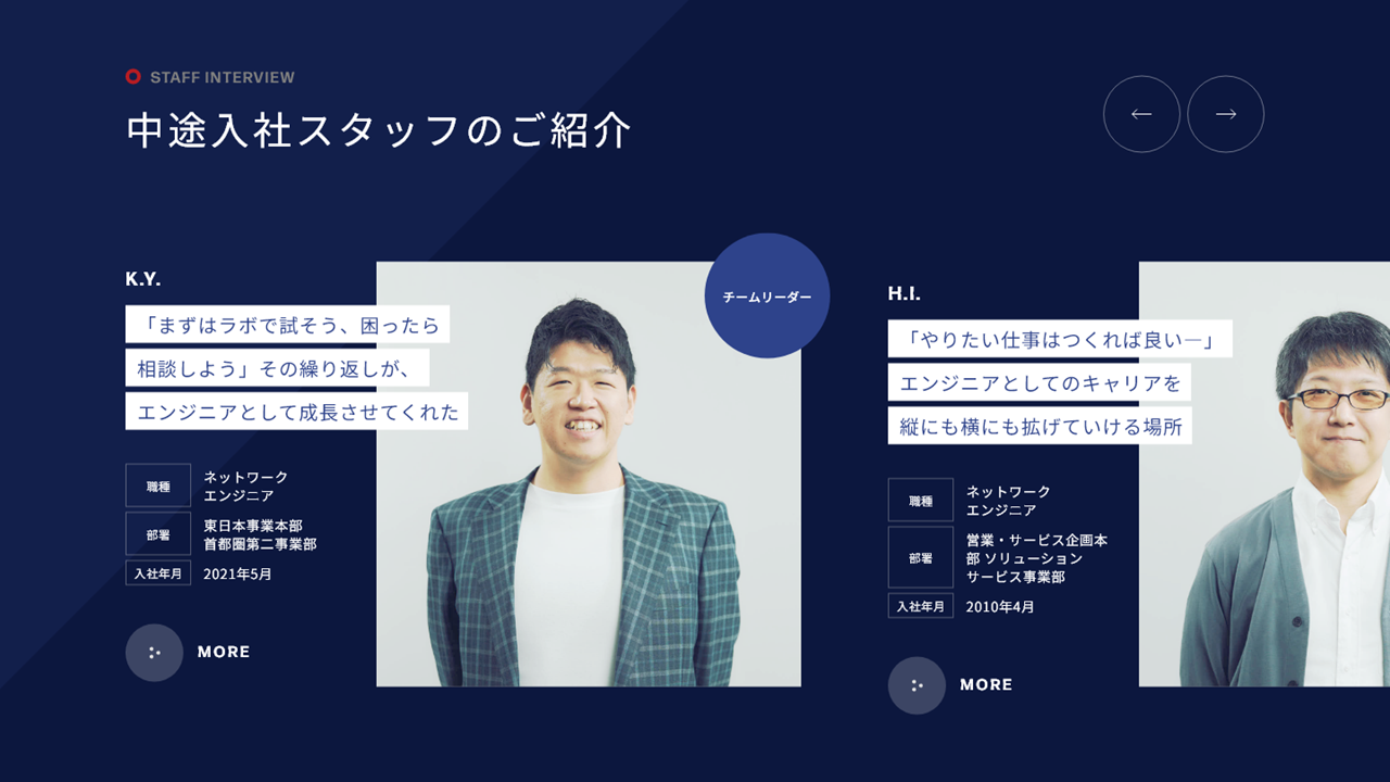※スタッフインタビューから企業としての魅力を多角的にコンテンツ化